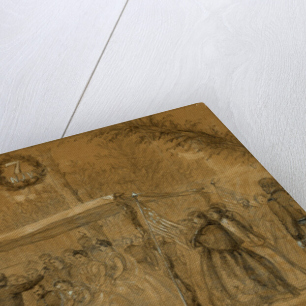 Marriage at the camp of the 7th N.J.V. Army of the Potomac, Va, 1863 March 18 by Alfred R Waud