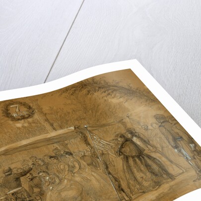 Marriage at the camp of the 7th N.J.V. Army of the Potomac, Va, 1863 March 18 by Alfred R Waud