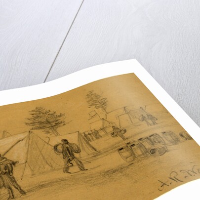 Commissary dept. Hd.qts. Army of the Potomac, 1863 March by Alfred R Waud