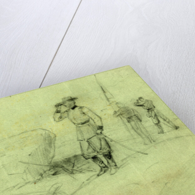 Genl Warren on Round Top, 1863 July by Alfred R Waud