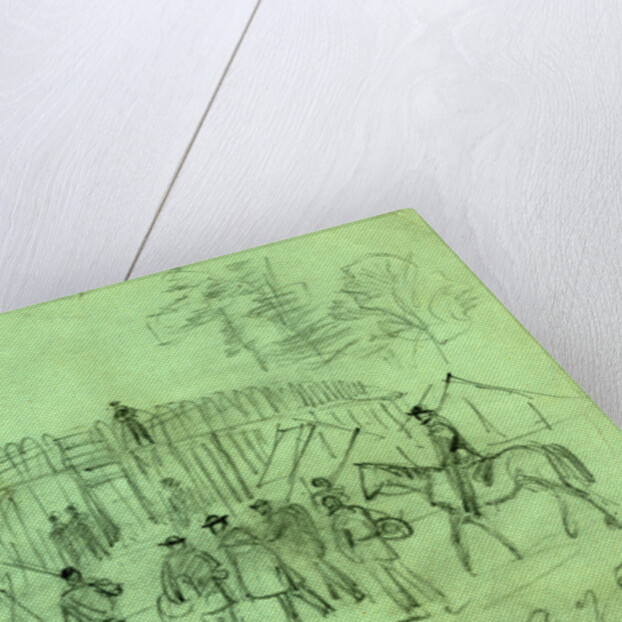 Bull Pen - Hd. qtrs A of P by Alfred R Waud