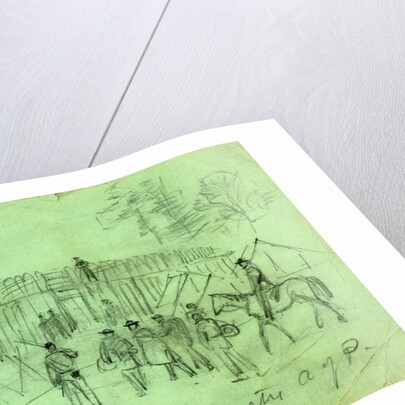 Bull Pen - Hd. qtrs A of P by Alfred R Waud