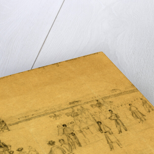 First military execution in Washington; hanging of a private for shooting his superior officer, 1862 January 6 by Alfred R Waud