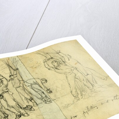 Drunken soldiers tied up for fighting and other unruly conduct by Alfred R Waud