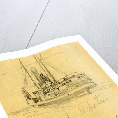 Danl Webster army mail boat on James river, 1860-1865 by Alfred R Waud