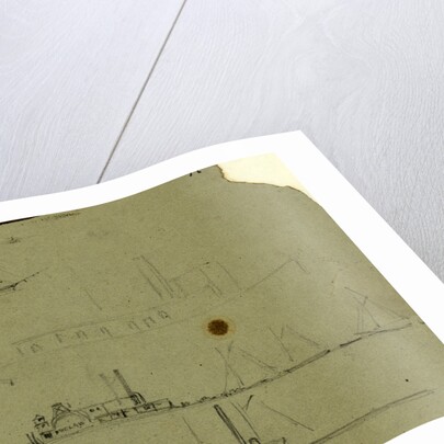 Steamships and sailboats by Alfred R Waud