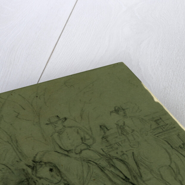 Genl. Lee leaving the McLean house after the surrender, 1865 April 9 by Alfred R Waud