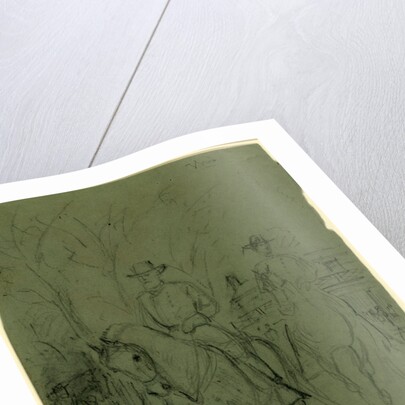 Genl. Lee leaving the McLean house after the surrender, 1865 April 9 by Alfred R Waud