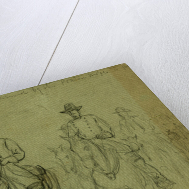 Rebel officers coming into Richmond by the ponton bridge to give themselves up, April 1865 by Alfred R Waud