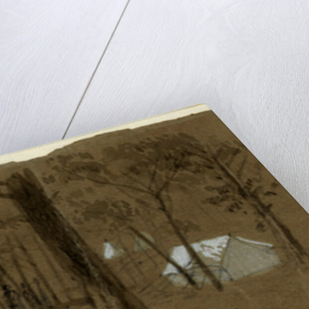 Scene in the camp of the Washington Greys. 8th N.Y.S.M, 1861 ca. April-August by Alfred R Waud