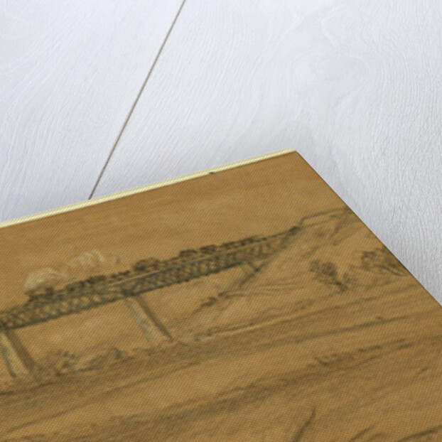 Genl. Haupts bridge over Potomac Creek Va, destroyed by the Rebels, 1863 ca. August by Alfred R Waud