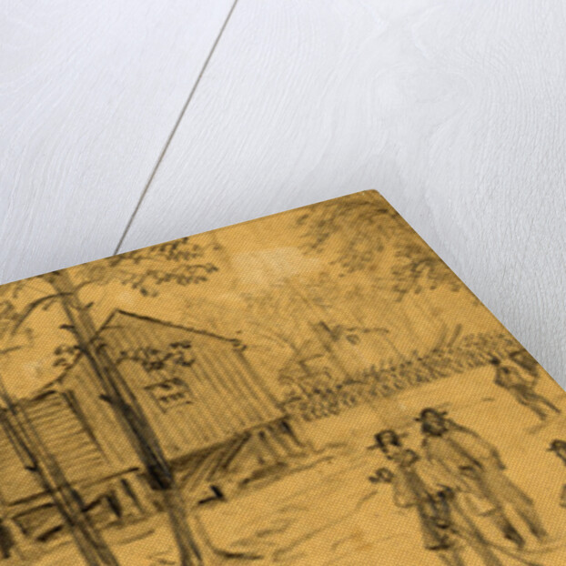 Catletts Station where Stuart made a raid and captured Popes baggage by Alfred R Waud