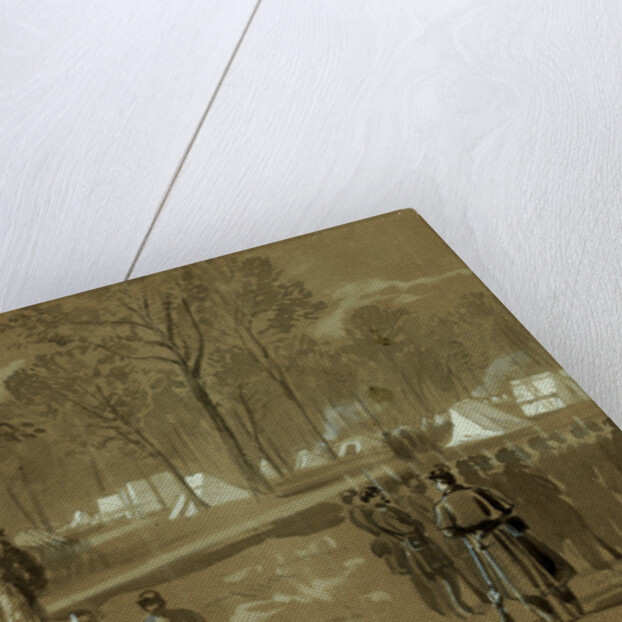 Camp of the second Connecticut regiment at Washington, in a grove on the north side of the city- Near the New York 7th by Alfred R Waud