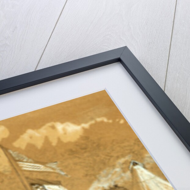 Guard Mount in the Camp of the 1st Mass. Vol. Opposite the rebel position on the Potomac near Budds Ferry by Alfred R Waud