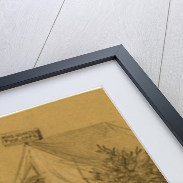 Army Mail leaving Hd.Qts. Post Office. Army Potomac by Alfred R Waud