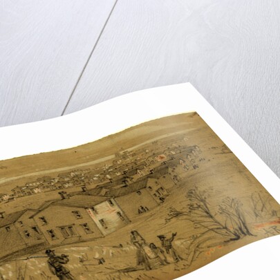 Freedmans village, Greene Heights Arlington, VA. by Alfred R Waud