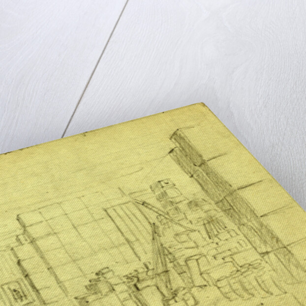 Sheridans Army, Quarter Master Stores. Harpers Ferry by Alfred R Waud