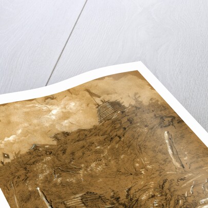 Signal Station on Maryland heights highest point occupied by the army by Alfred R Waud