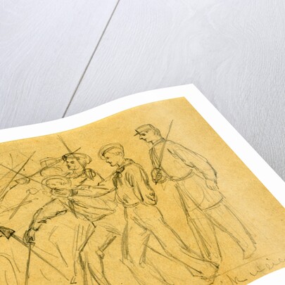 Single stick exercise by Alfred R Waud