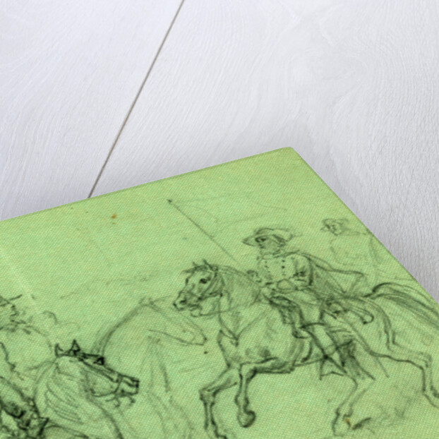 Custer receiving Flag of Truce by Alfred R Waud