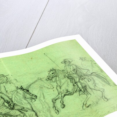 Custer receiving Flag of Truce by Alfred R Waud