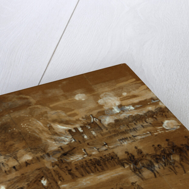 Burning of Mr. Muma's houses and barns at the fight of the 17th of Sept. by Alfred R Waud