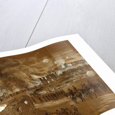 Burning of Mr. Muma's houses and barns at the fight of the 17th of Sept. by Alfred R Waud