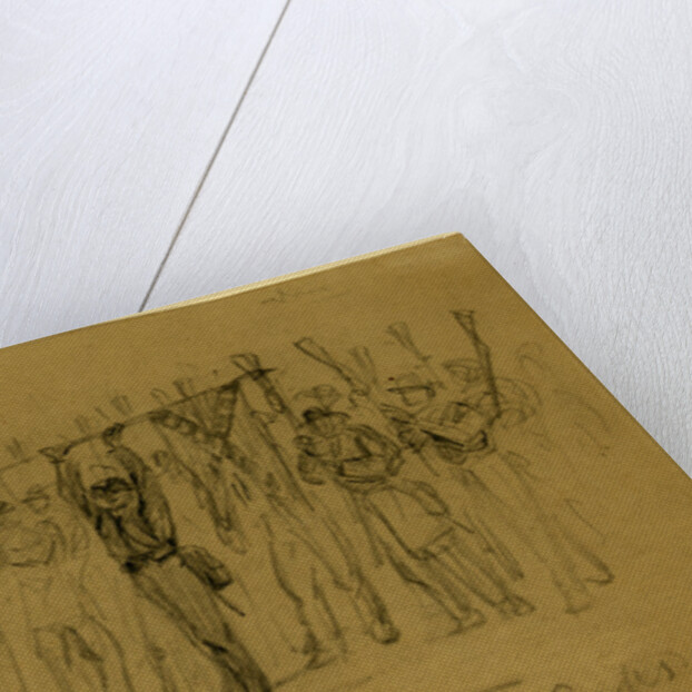 The last of Ewells corps April 6 by Alfred R Waud