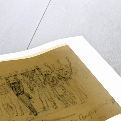 The last of Ewells corps April 6 by Alfred R Waud