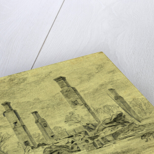 The last of Genl. Lees Headquarters Petersburg, after the battle by Alfred R Waud