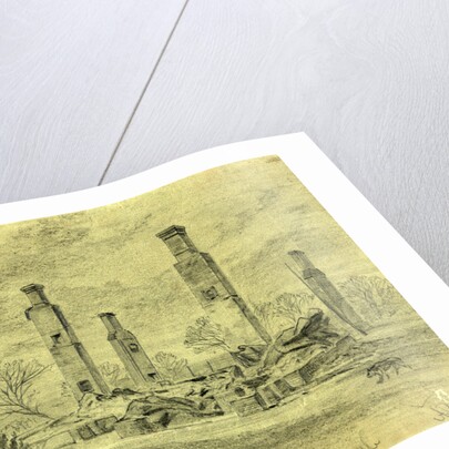 The last of Genl. Lees Headquarters Petersburg, after the battle by Alfred R Waud