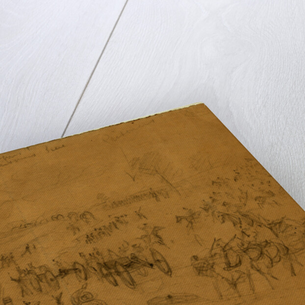 Gen. Davis Near Paines Crossroad April 5, 1865 by Alfred R Waud