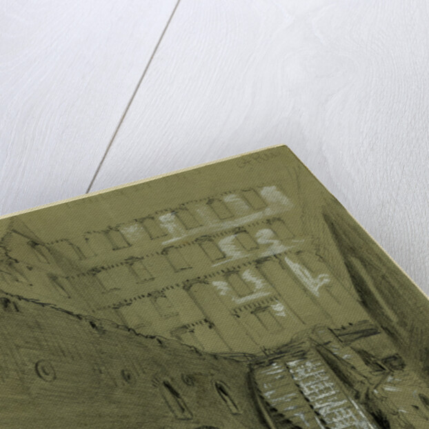 Ruins of the water wheel in Gallego Flour Mills, Richmond, Va. by Alfred R Waud