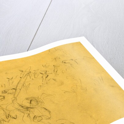 Horses being herded by Alfred R Waud