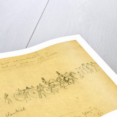 A military funeral by Alfred R Waud