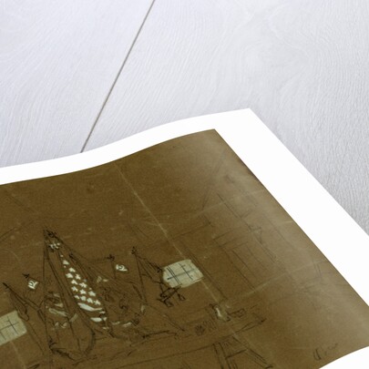 Col. Butterfields headquarters, Camp Anderson DC by Alfred R Waud