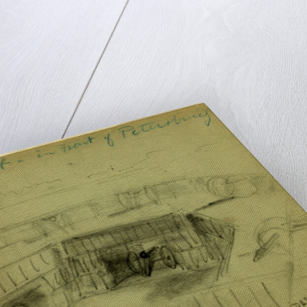 Casemented fort in front of Petersburg by Alfred R Waud