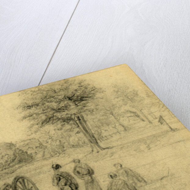 Falls Church, July 1st, 1861, Outpost by Alfred R Waud