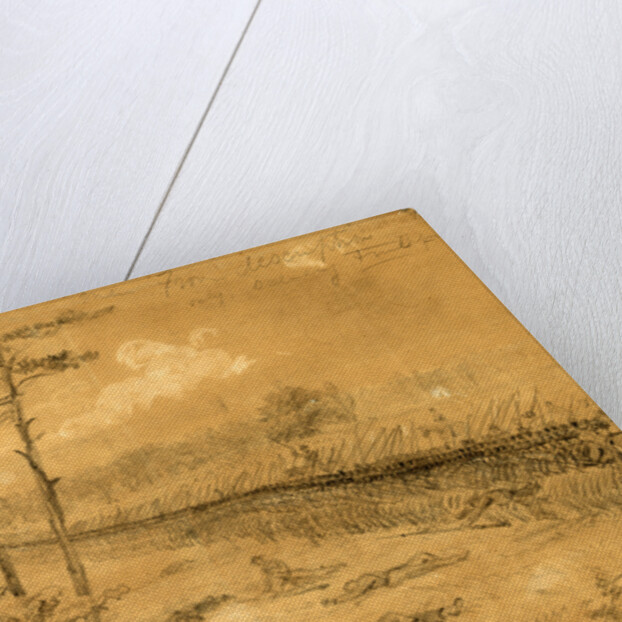 Bayonet charge of the 2nd reg. Col. Hall. Excelsior Brigade. Fair Oaks June 1862 by Alfred R Waud