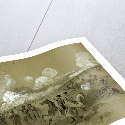 Colonel Burnside's brigade at Bull Run by Alfred R Waud