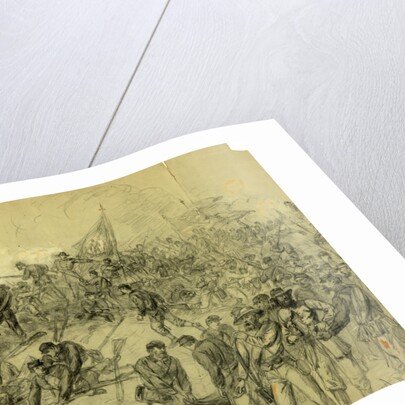 7th N.Y. Heavy Arty. in Barlows charge nr. Cold Harbor Friday June 3rd 1864 by Alfred R Waud