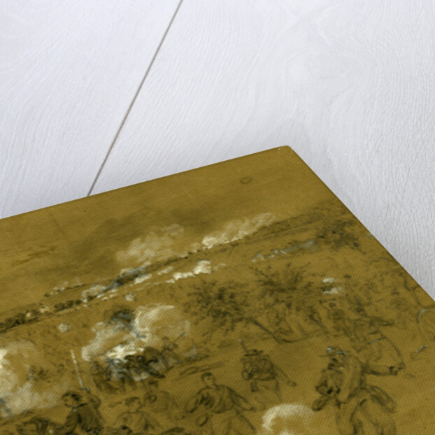 Defeat of the Army of Genl. Pope at Manassas on the Old Bull run battleground by Alfred R Waud