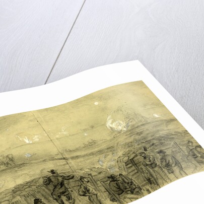 Midnight before Petersburg by Alfred R Waud