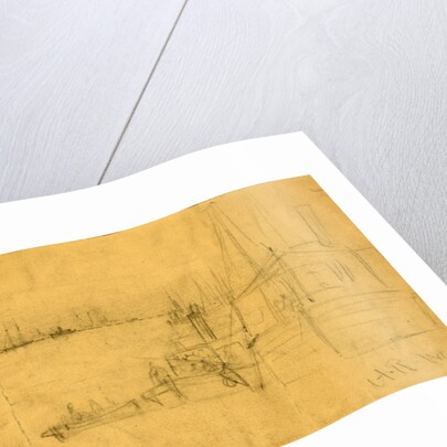 Pontoon bridge over the James River above Ft. Powhatan by Alfred R Waud