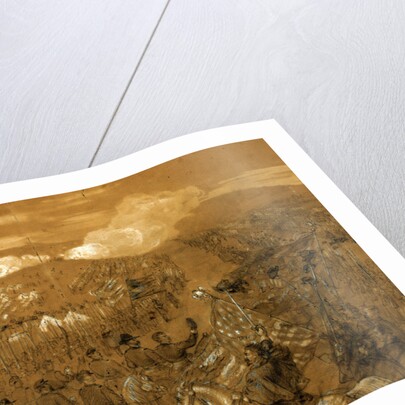 General McClellan accompanied by General Burnside taking leave of the Army of the Potomac by Alfred R Waud