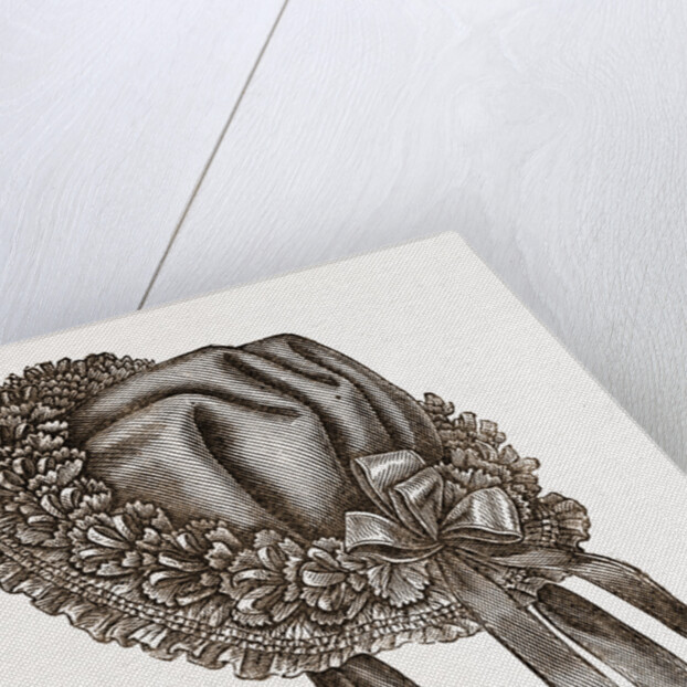 Back View Of Baby's Bonnet by Anonymous