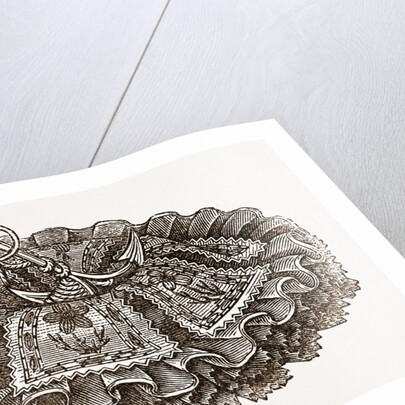 Embroidered Penwiper by Anonymous