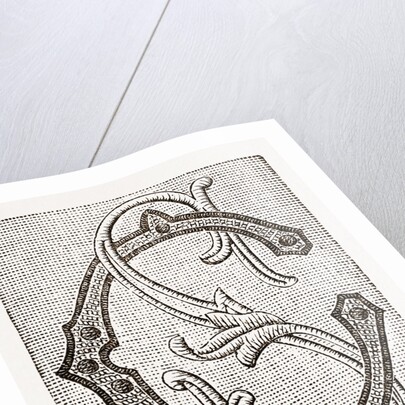Monogram For Underlinen by Anonymous