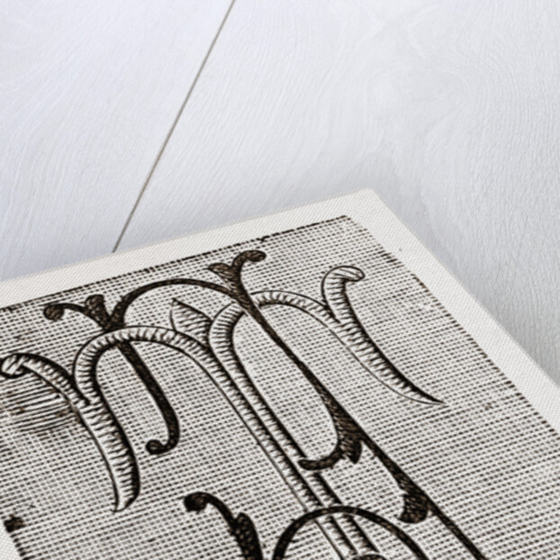 Monogram For Underlinen (t. J.) by Anonymous