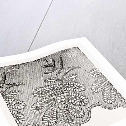 Embroidered Edging For Underlinen by Anonymous